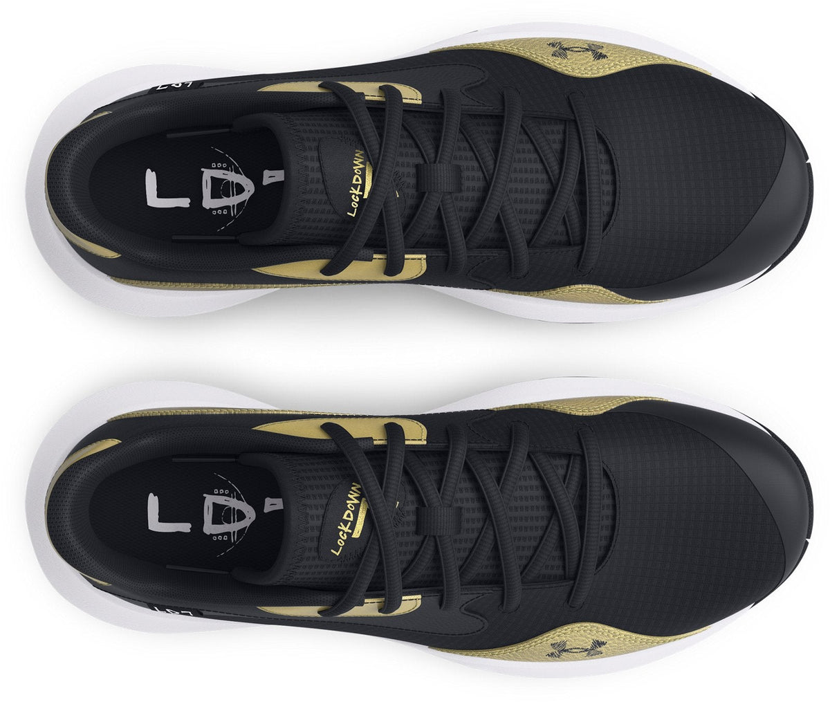 UA Lockdown 7 Low Unisex Basketball Shoes - Black