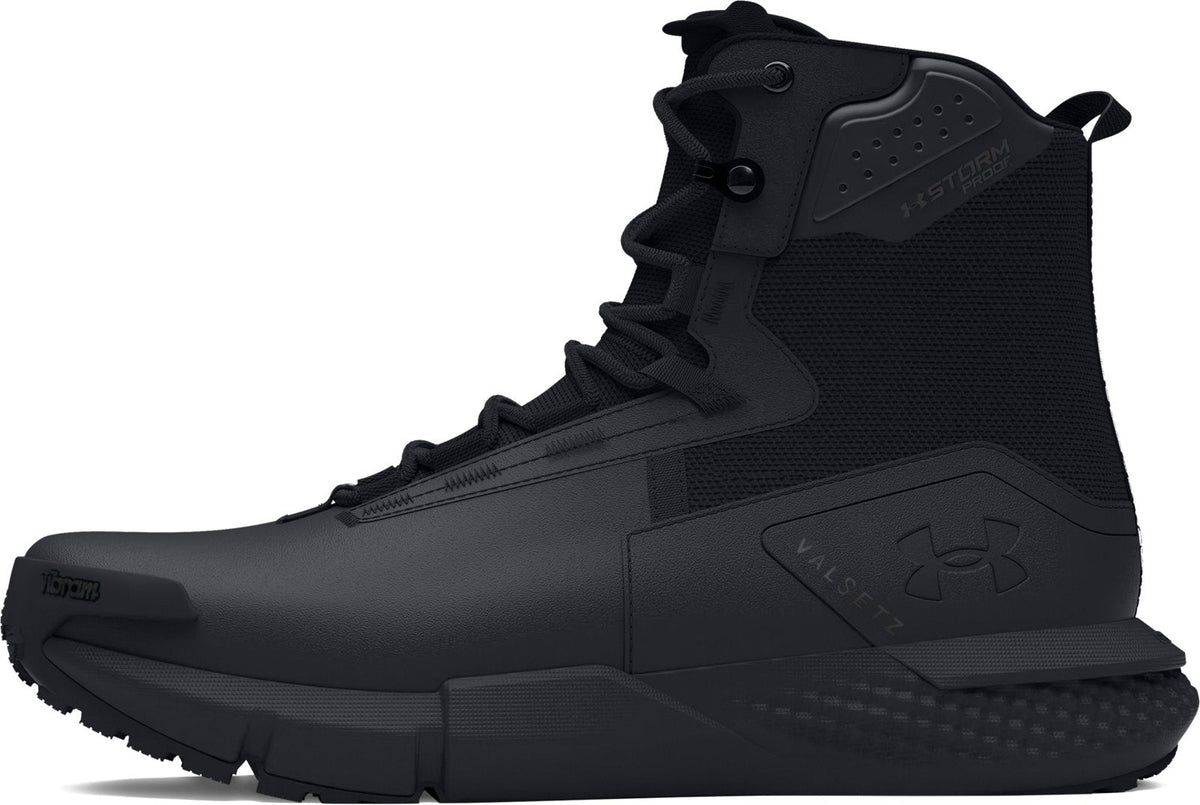 UA Valsetz Waterproof Zip Men's Tactical Boots - Black