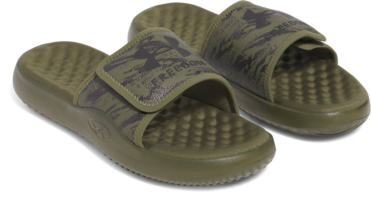 UA Ignite Pro 8 Freedom Men's Slides - Green