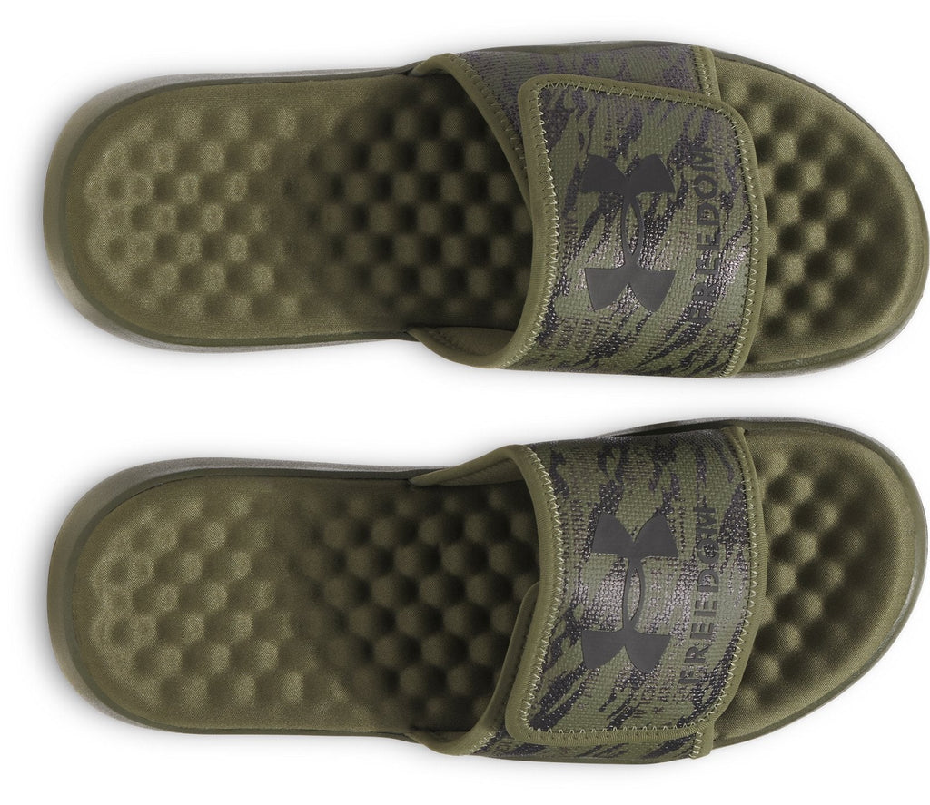 UA Ignite Pro 8 Freedom Men's Slides - Green