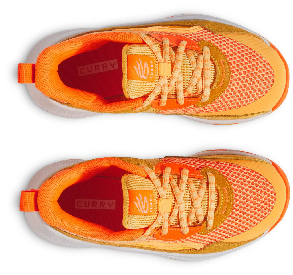 Curry 3Z 24 Suede Pre-School Basketball Shoes - Yellow