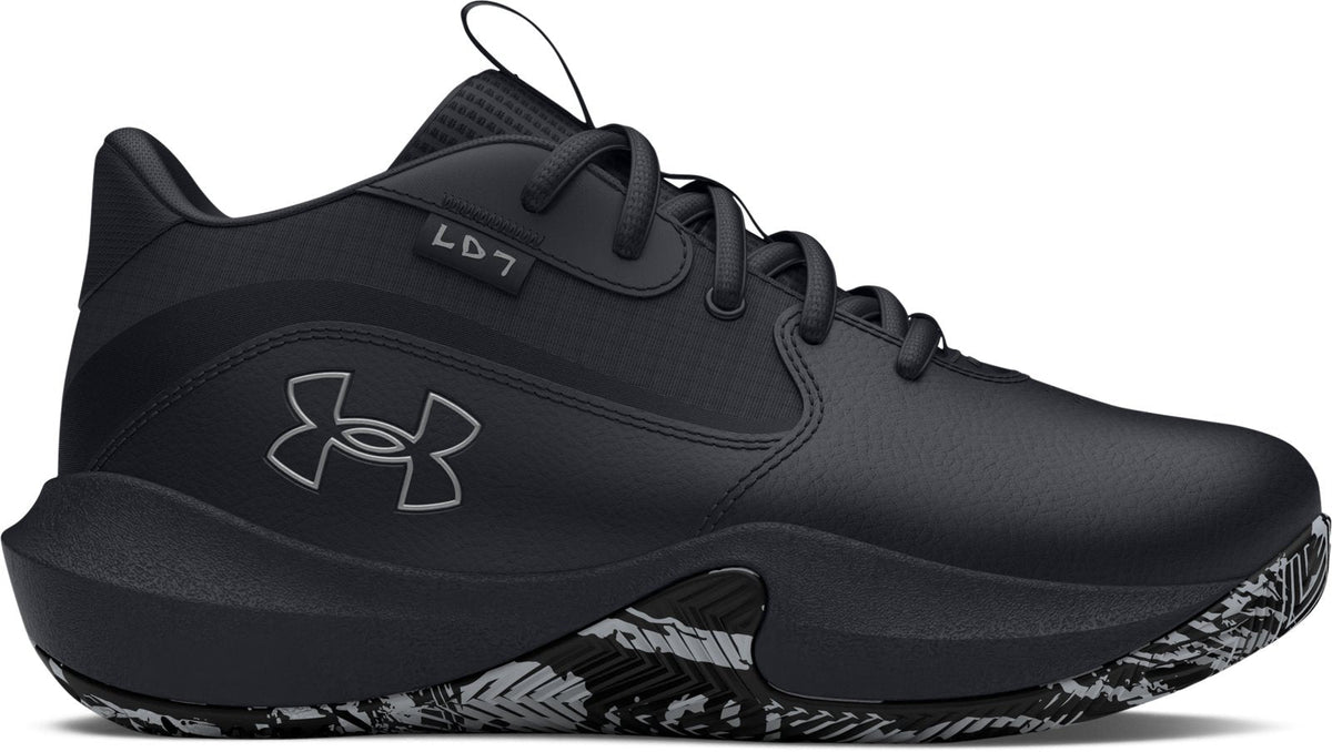 UA Lockdown 7 Pre-School Basketball Shoes - Black