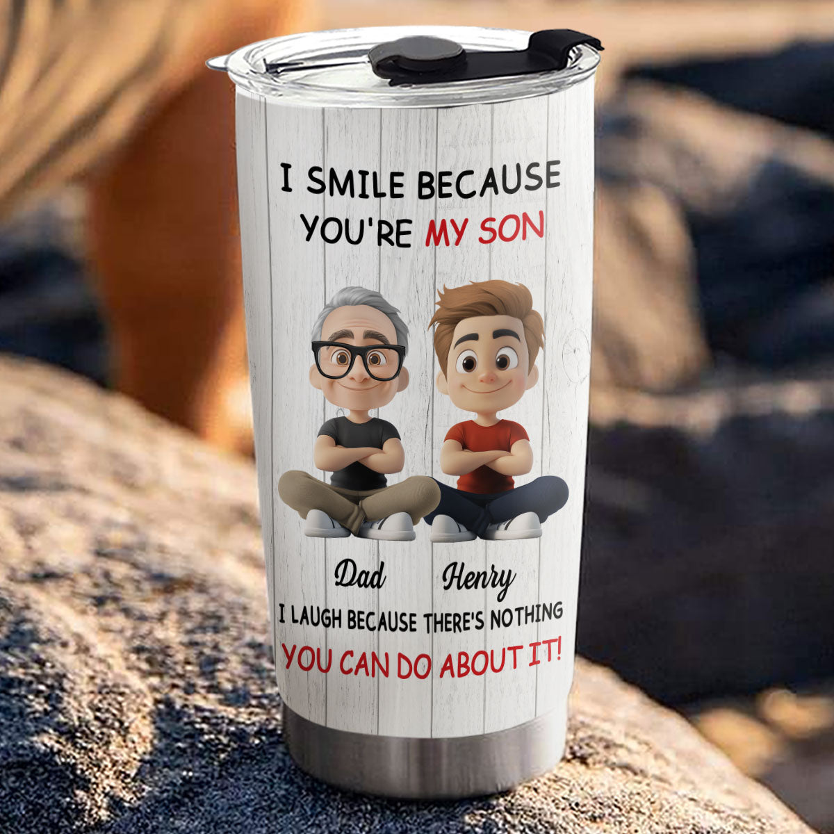 Custom Christmas Birthday Gifts For Son • For Son - Personalized Tumbler