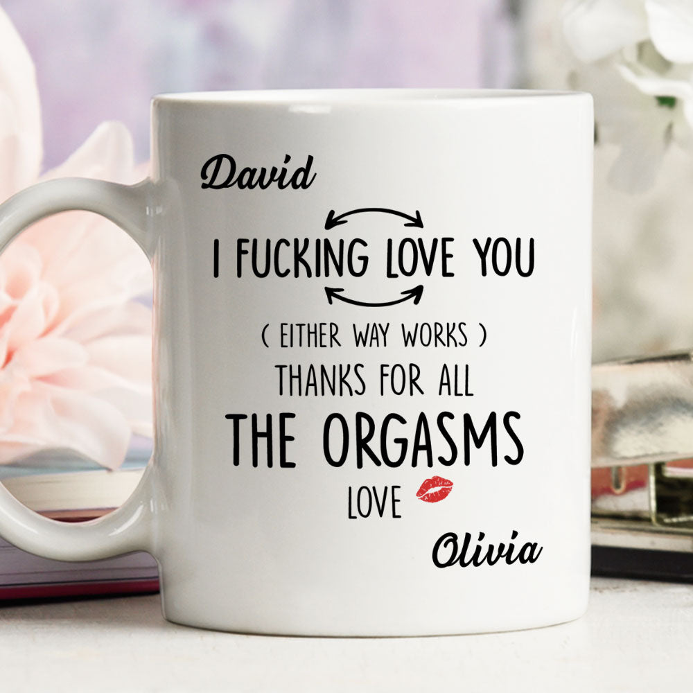 Custom Anniversary Keepsake Gifts For Couple • Thanks For All The Things You Did - Personalized Coffee Mug