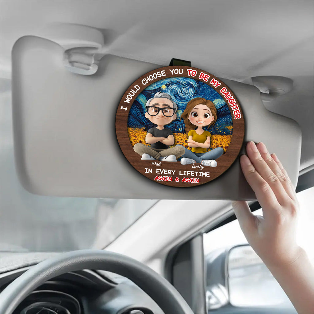 Always Choose You - Personalized Car Visor Clip