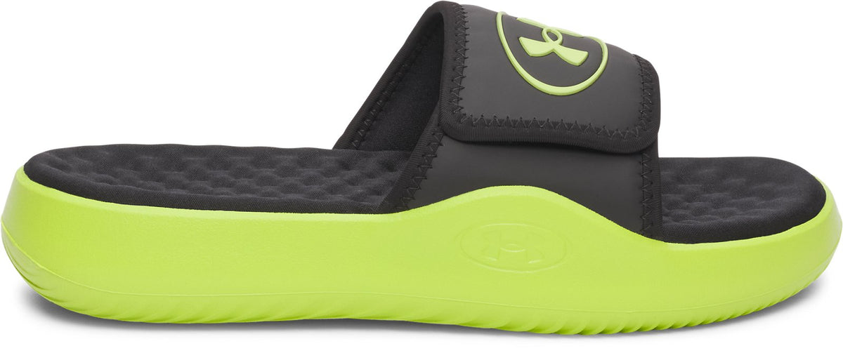 UA Ignite Pro 8 Boys' Slides - Black
