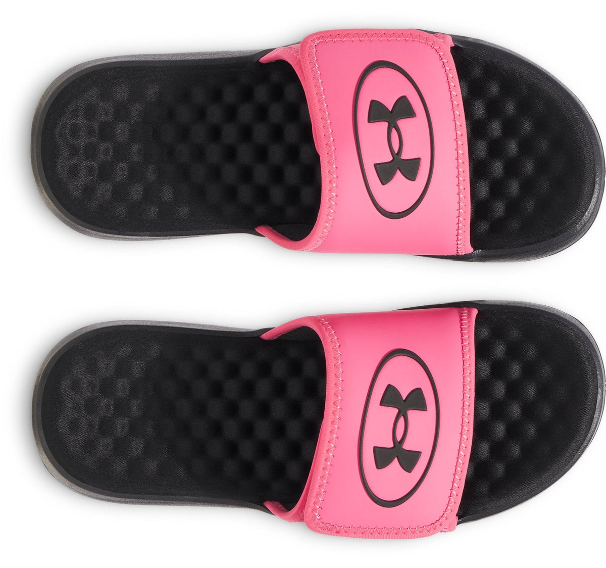 UA Ignite Pro 8 Girls' Slides - Black