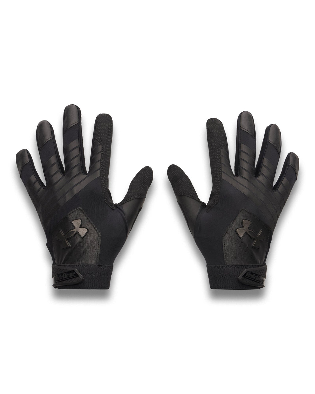 UA Clean Up Men's Batting Gloves - Black