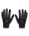 UA Clean Up Boys' Batting Gloves - Black