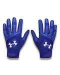 UA Clean Up Boys' Batting Gloves - Blue