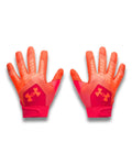 UA Clean Up Boys' Batting Gloves - Orange