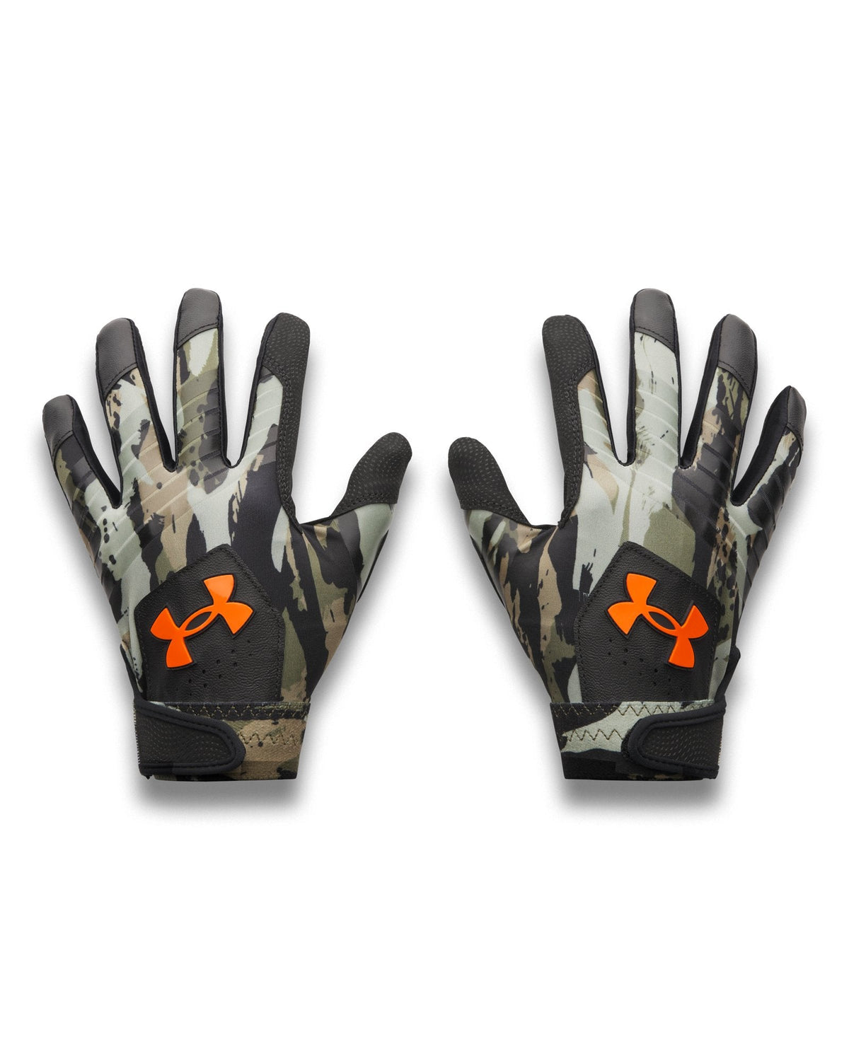 UA Clean Up LE Boys' Batting Gloves - Black