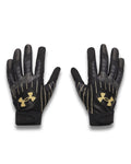 UA Clean Up LE Boys' Batting Gloves - Black