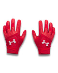UA Clean Up T-Ball Boys' Batting Gloves - Red
