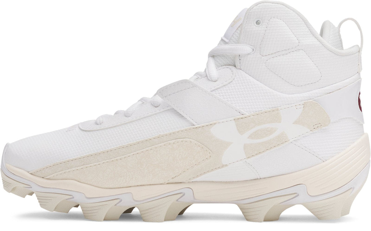 UA Harper 10 RM Men's Baseball Cleats - White