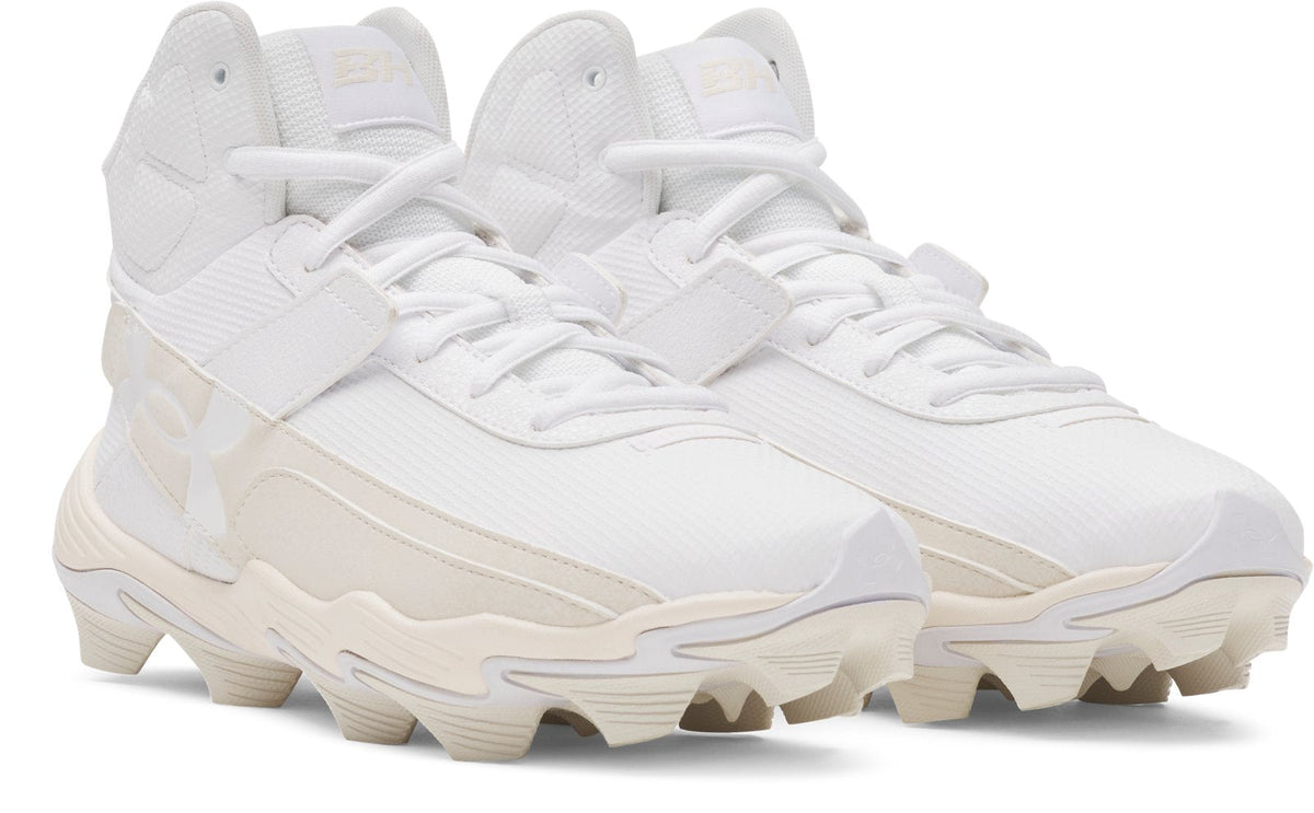 UA Harper 10 RM Men's Baseball Cleats - White