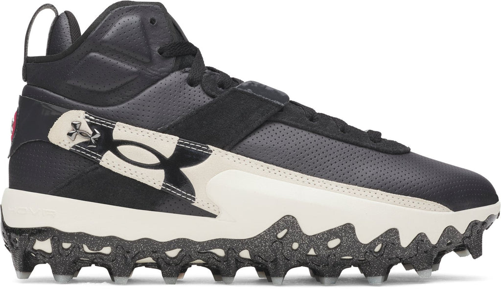 UA Harper 10 Pro TPU Mid Men's Baseball Cleats - Black