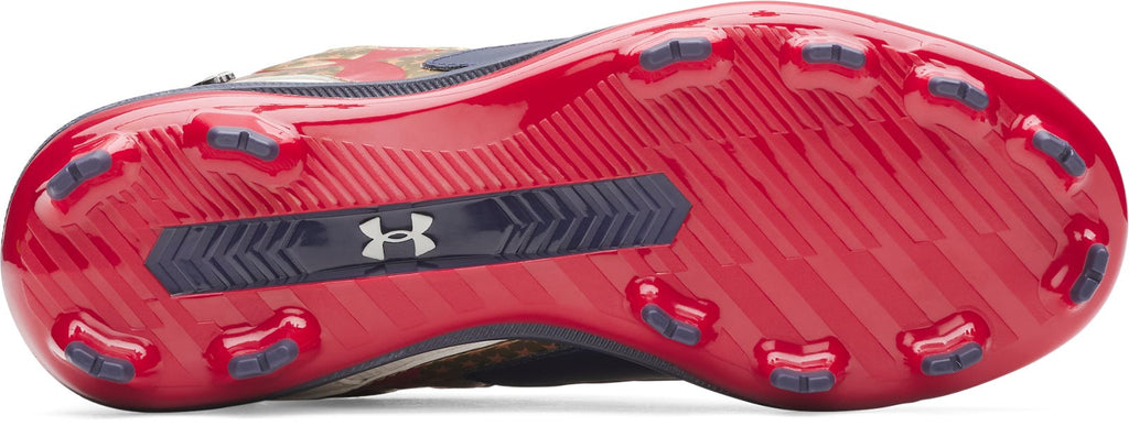 UA Harper 10 TPU Jr. LE USA Boys' Baseball Cleats - Brown