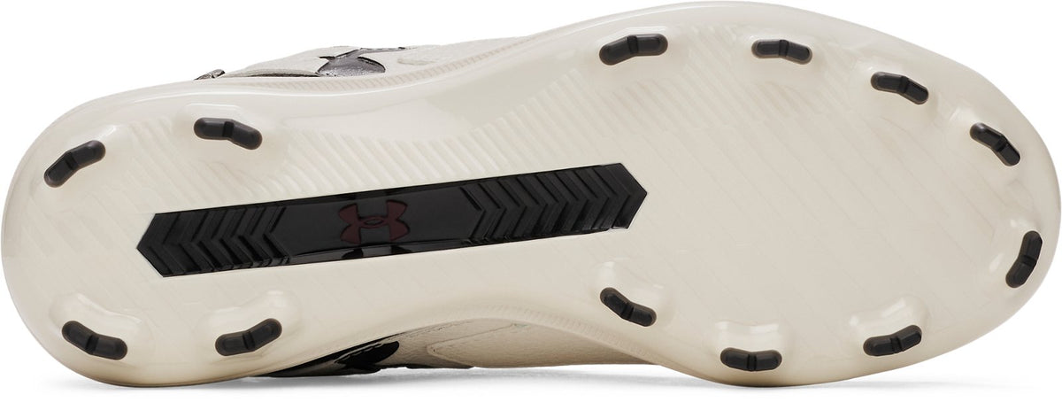 UA Harper 10 TPU Jr. Boys' Baseball Cleats - White