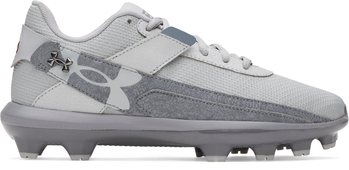 UA Harper 10 TPU Jr. Boys' Baseball Cleats - Gray