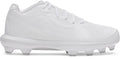 UA Glyde Sola TPU Jr. Girls' Softball Cleats - White
