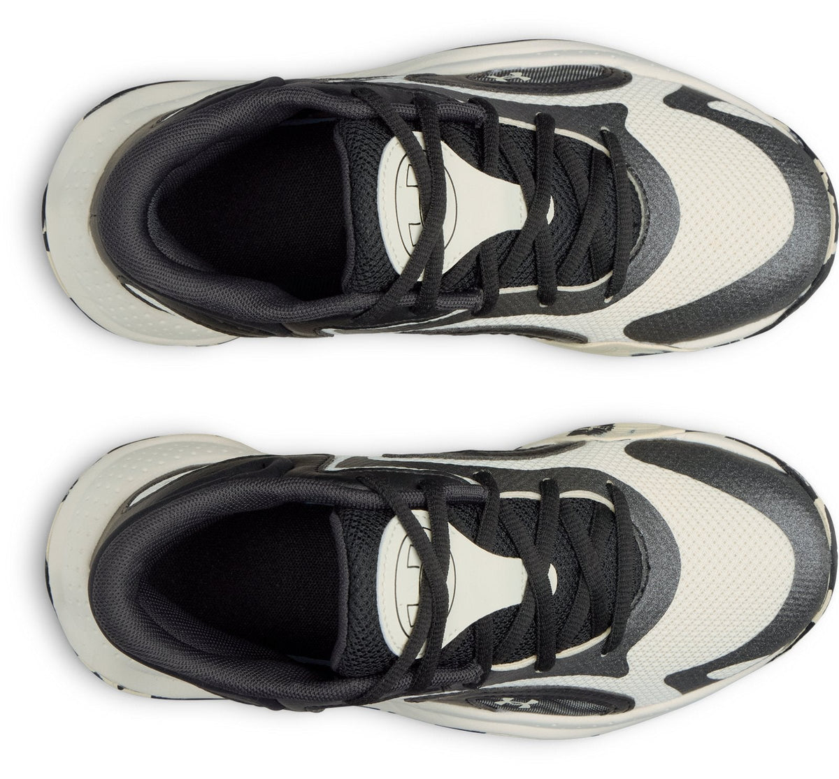 UA Jet '25 Grade School Basketball Shoes - White