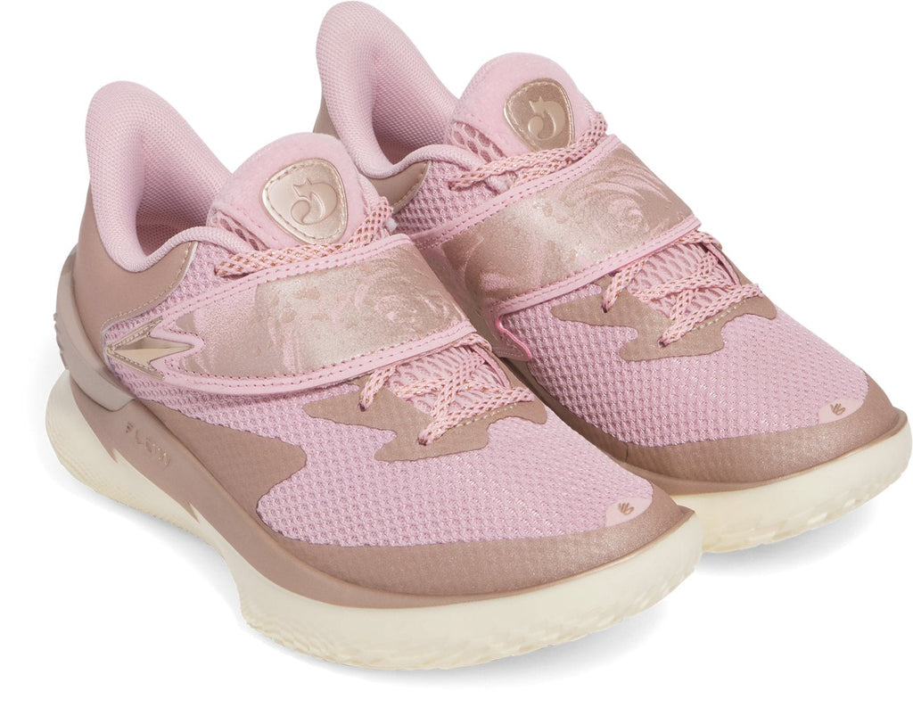 Curry Fox 1 'Reign Rose' Grade School Basketball Shoes - Pink