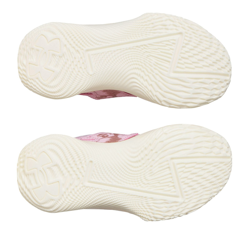 Curry Fox 1 'Reign Rose' Grade School Basketball Shoes - Pink