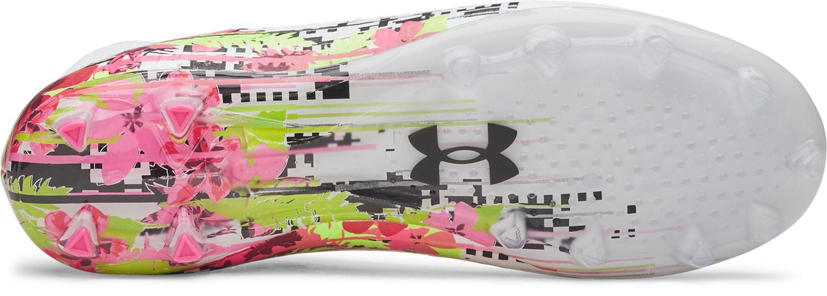 UA Highlight Pro LE Unisex' Lacrosse Cleats - White