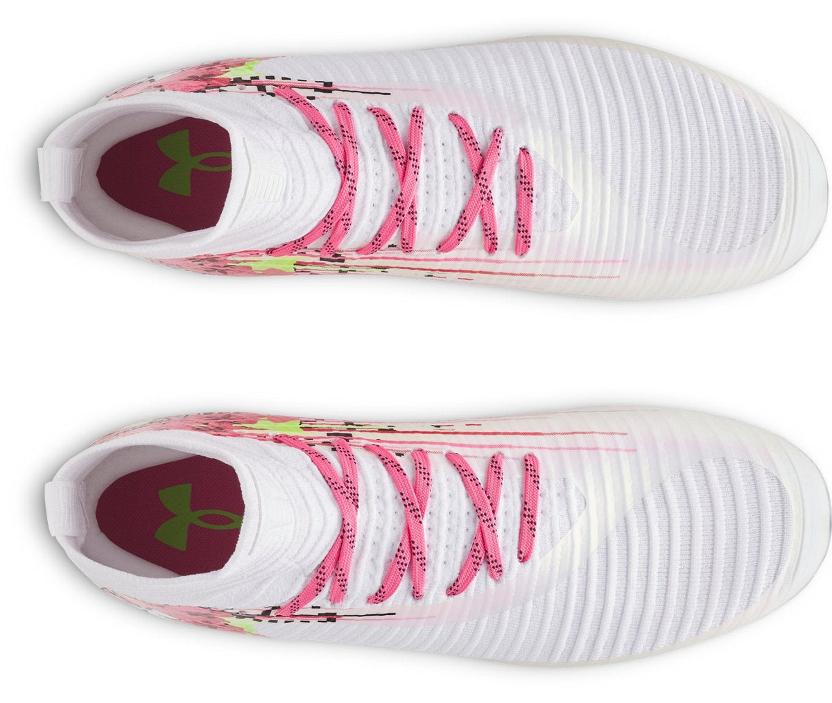 UA Highlight Pro LE Unisex' Lacrosse Cleats - White