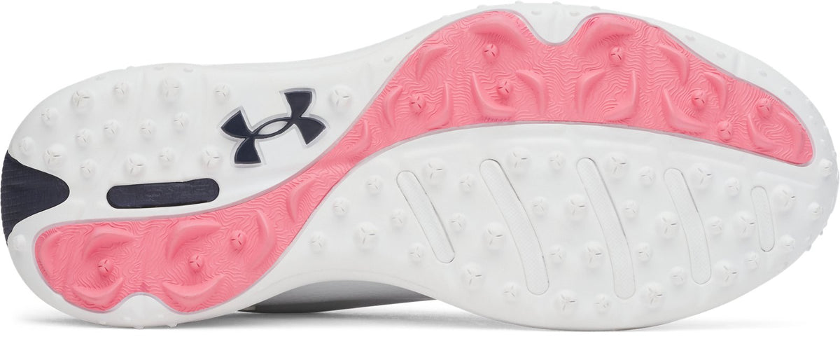 UA Drive Fade 2 Spikeless Women's Golf Shoes - White
