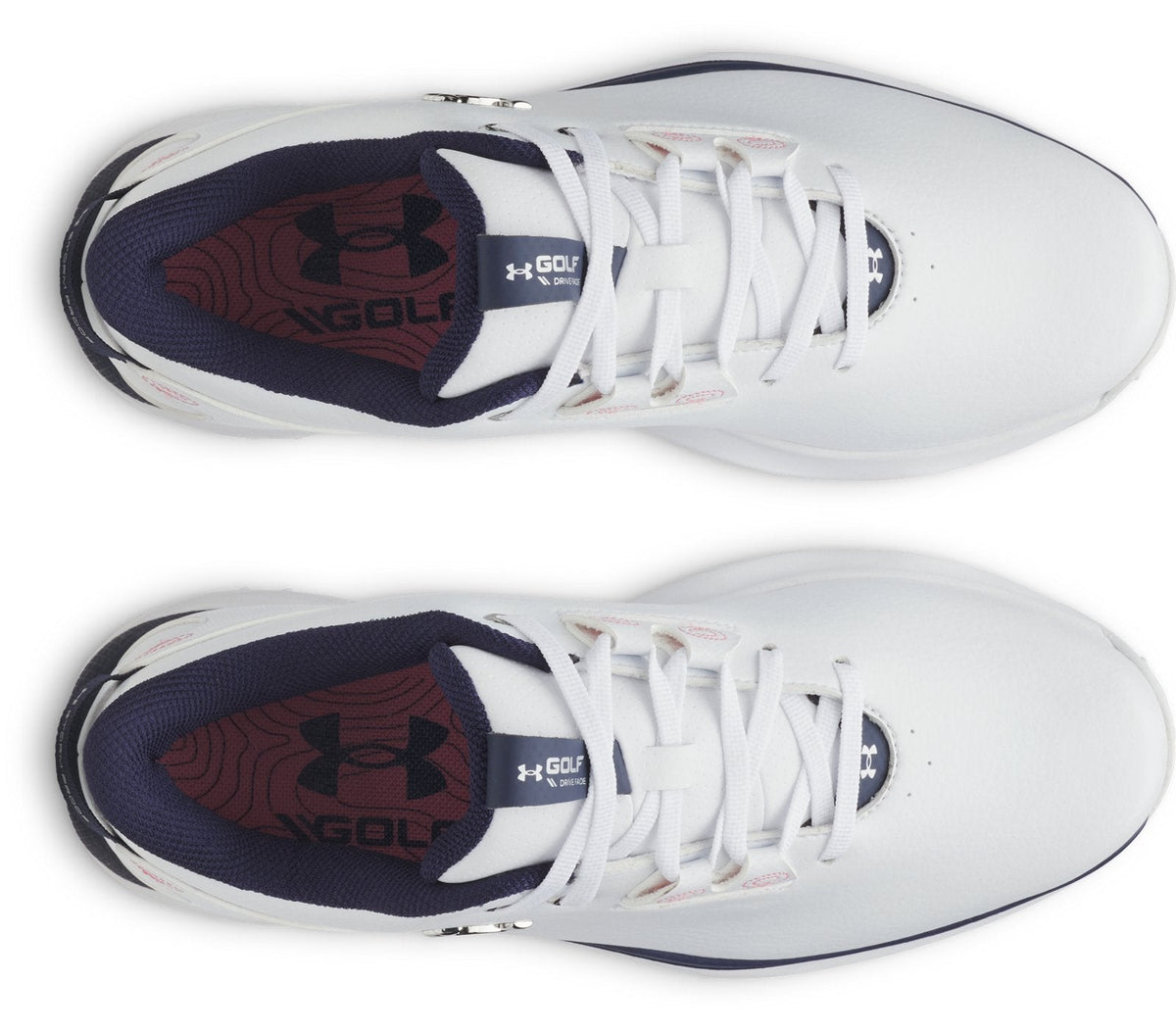 UA Drive Fade 2 Spikeless Women's Golf Shoes - White