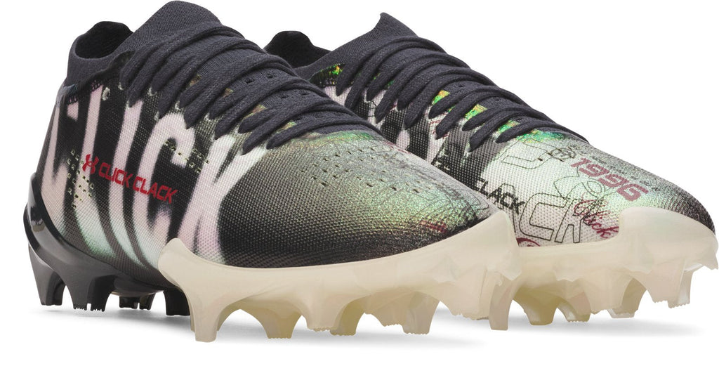 UA Blur Pro Click Clack Football Cleats - Gray