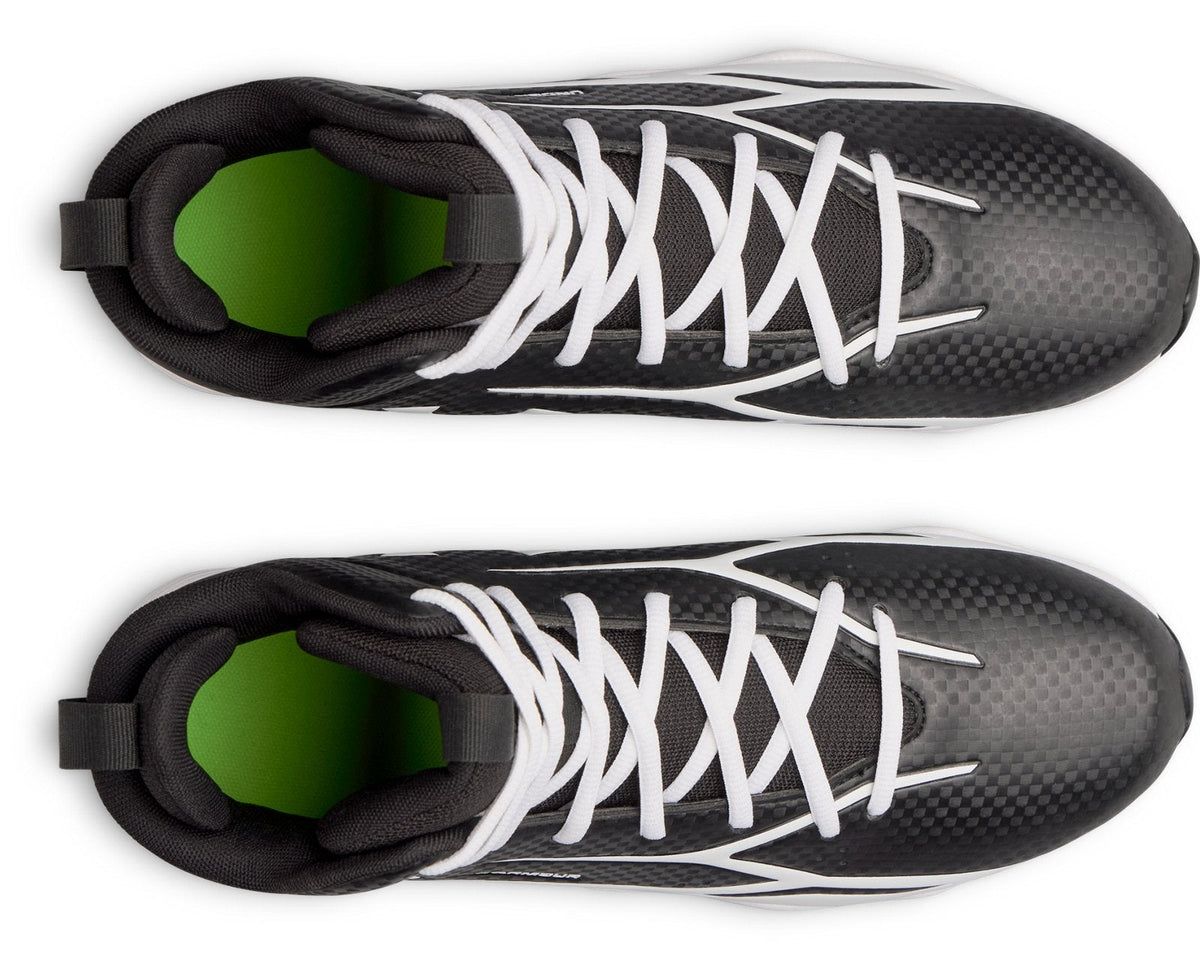 UA Spotlight Hammer Wide Football Cleats - Black