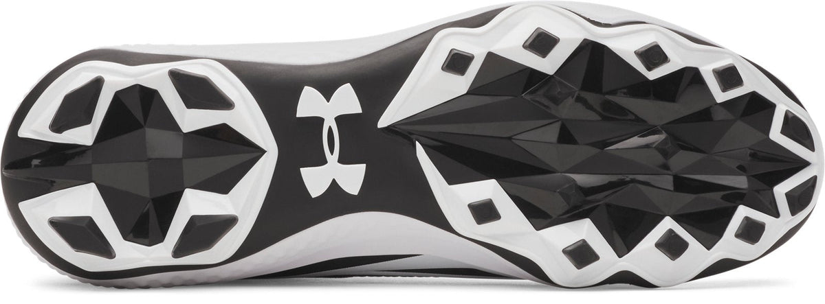 UA Spotlight Mid Football Cleats - Black