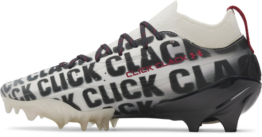 UA Spotlight Pro Click Clack Football Cleats - Gray