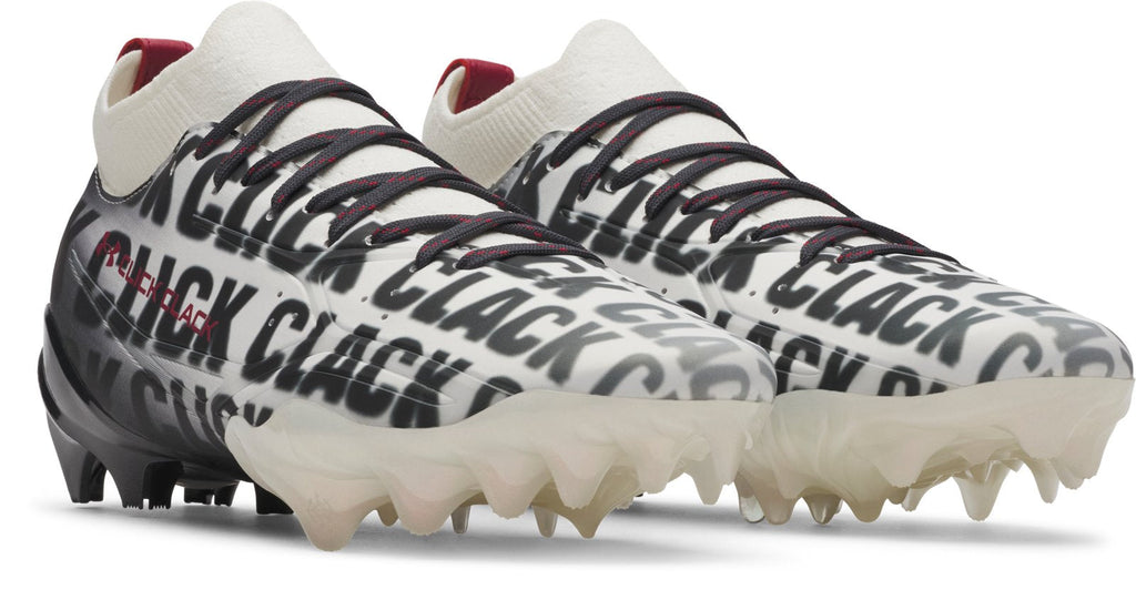 UA Spotlight Pro Click Clack Football Cleats - Gray