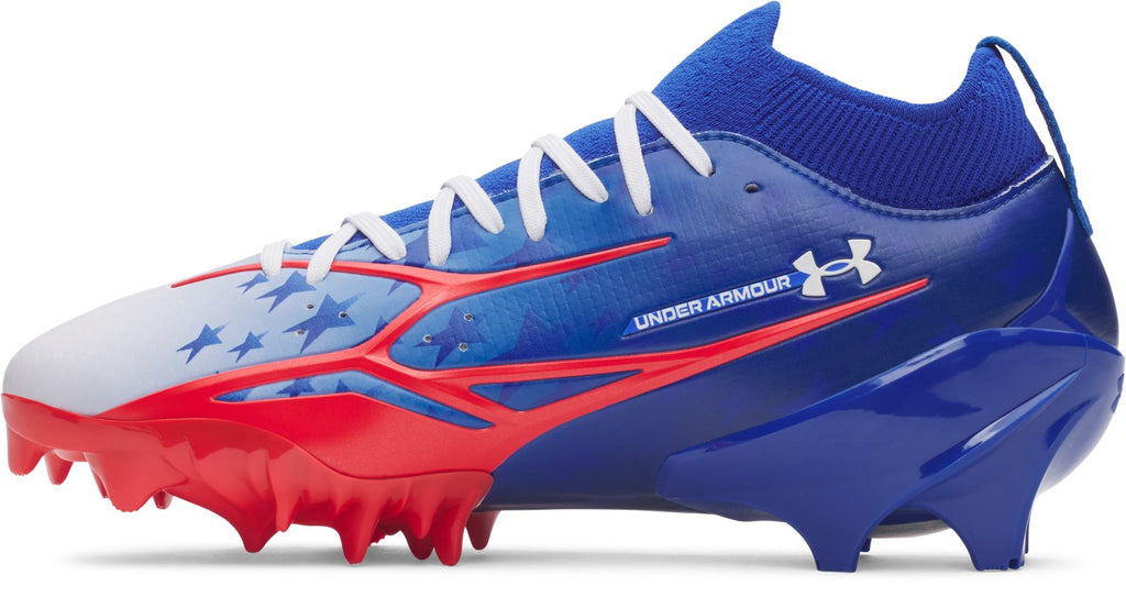 UA Spotlight Pro USA Football Cleats - Blue