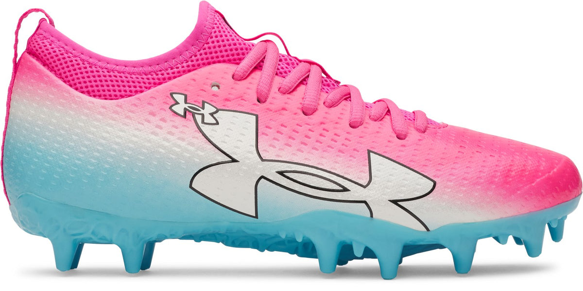 UA Blur Select Jr. Kids' Football Cleats - Pink