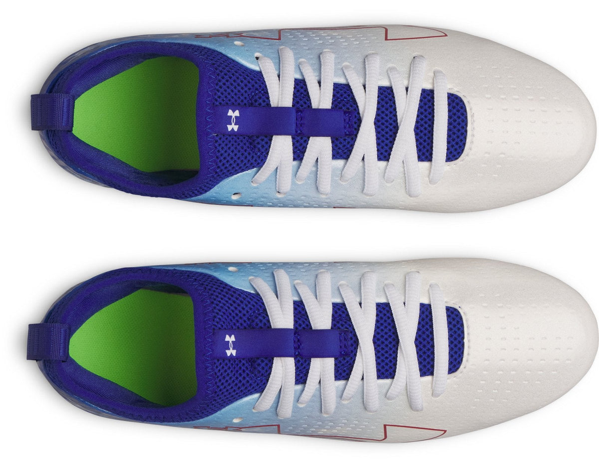 UA Blur Select Jr. USA Kids' Football Cleats - Blue