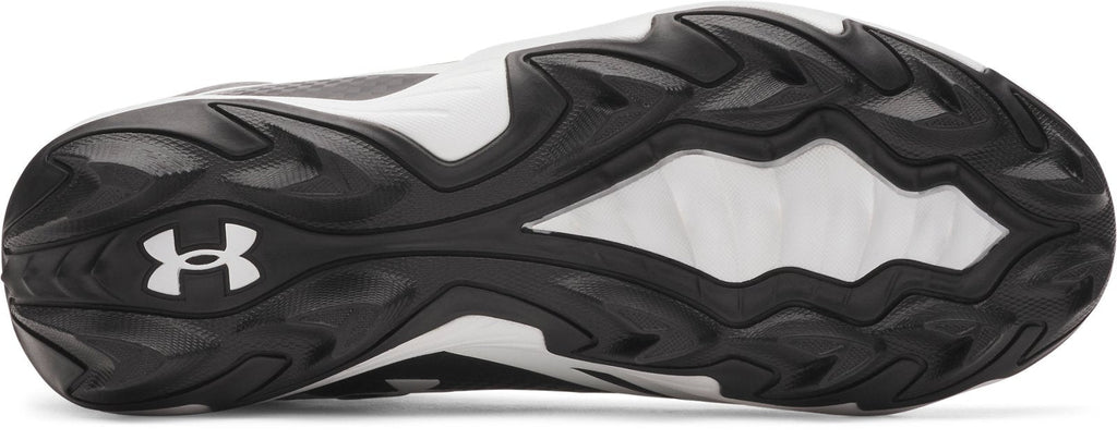UA Spotlight Hammer Jr. Kids' Football Cleats - Black