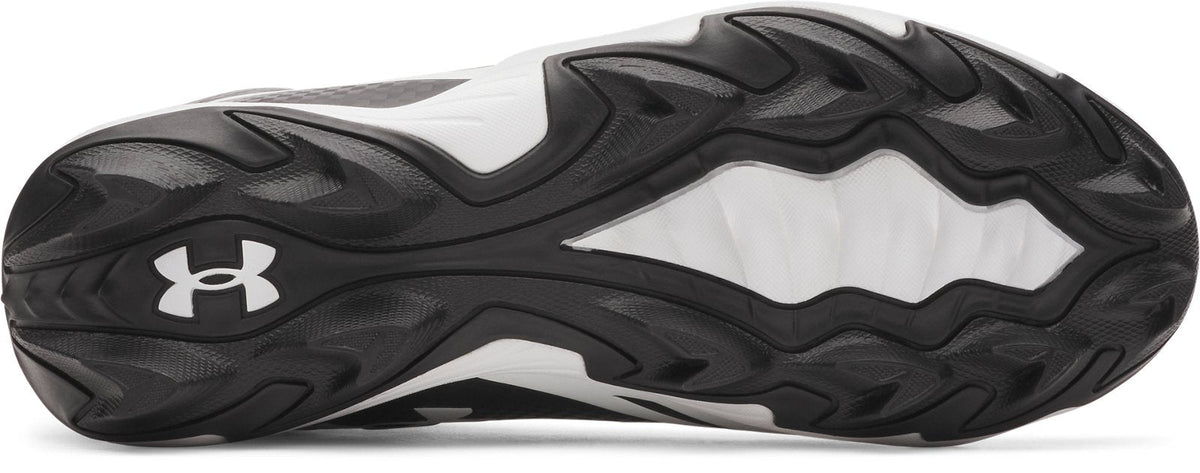 UA Spotlight Hammer Jr. Kids' Football Cleats - Black