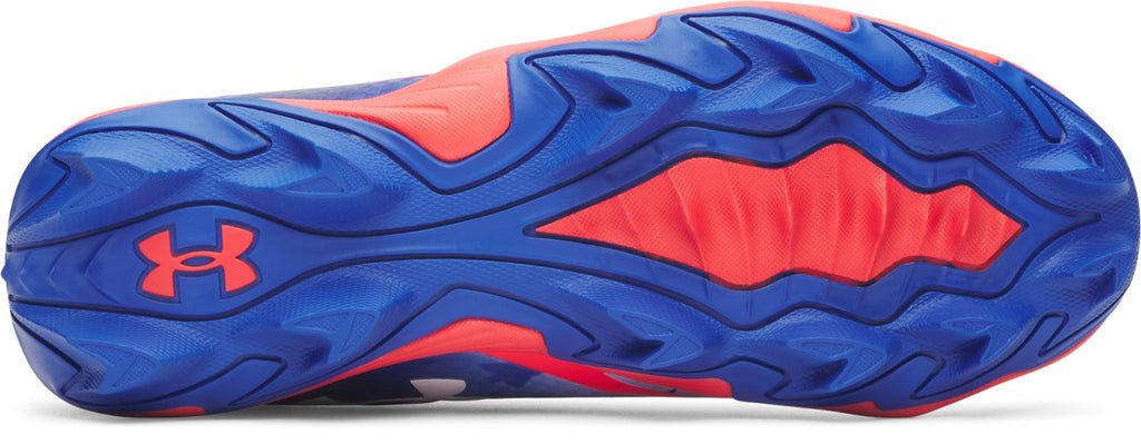 UA Spotlight Hammer Jr. USA Kids' Football Cleats - Blue