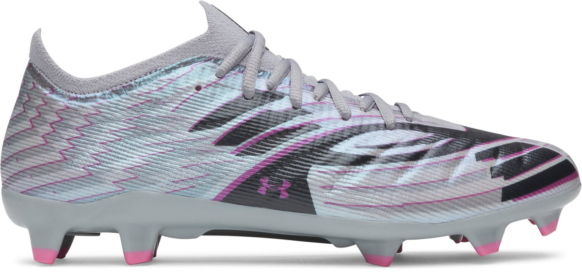 UA Shadow Pro 4 FG Unisex Soccer Cleats - Gray