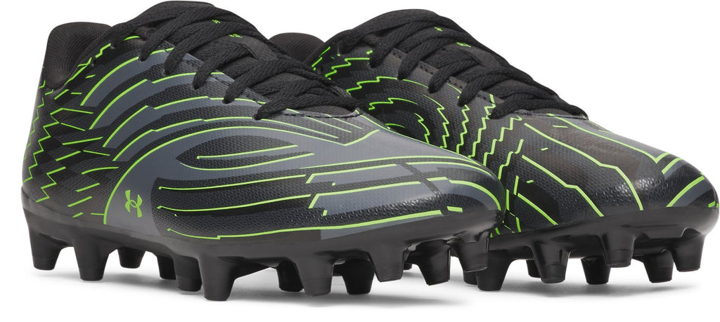 UA Shadow Club 4 FG Jr. Boys' Soccer Cleats - Black