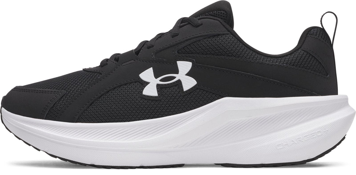 UA Charged+ Assert 11 Wide (4E) Men's Running Shoes - Black