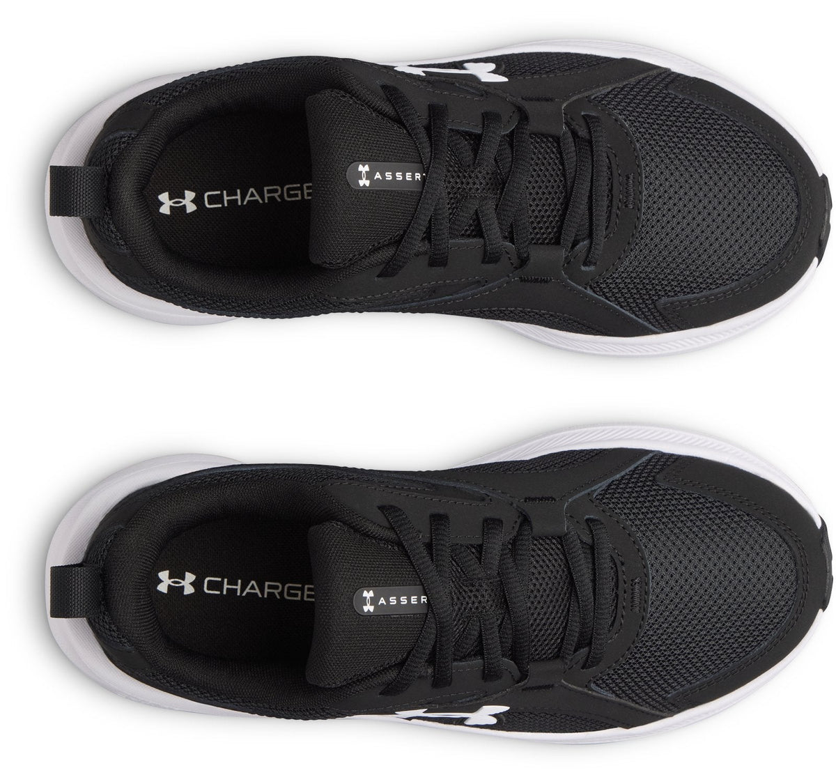 UA Charged+ Assert 11 Wide (D) Women's Running Shoes - Black