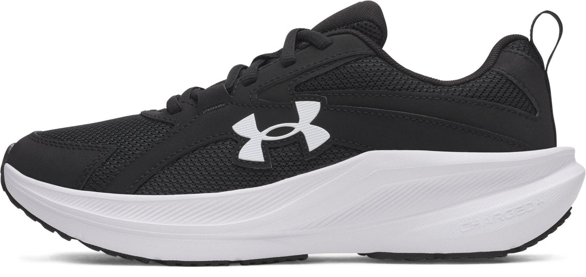UA Charged+ Assert 11 Boys' Grade School Running Shoes - Black
