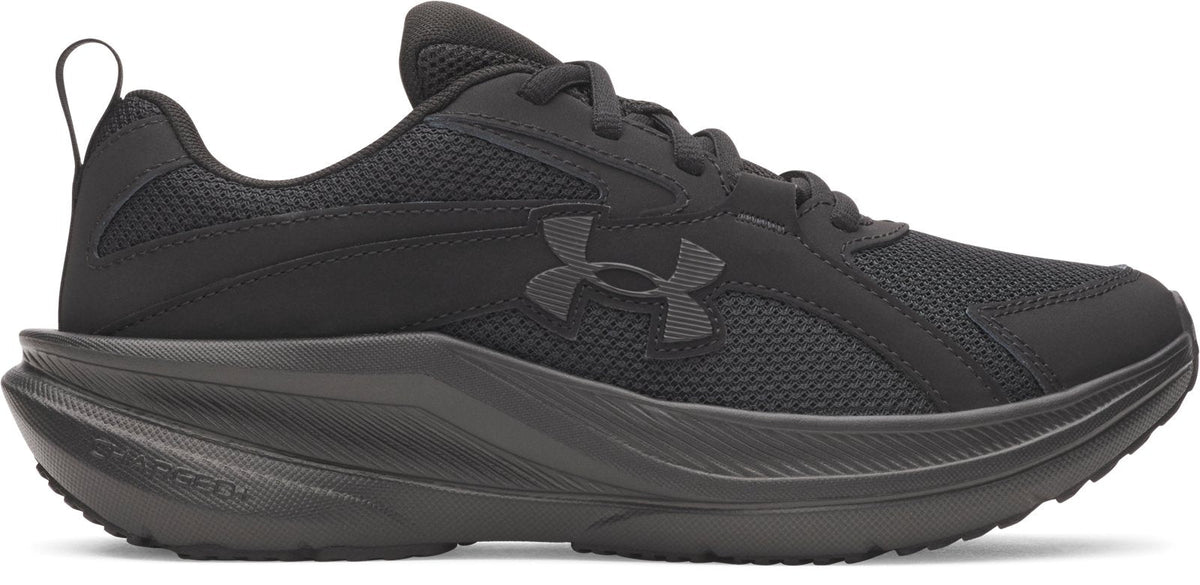 UA Charged+ Assert 11 Boys' Grade School Running Shoes - Black