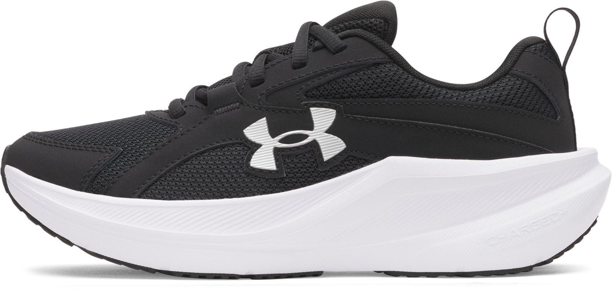 UA Charged+ Assert 11 Girls' Grade School Running Shoes - Black